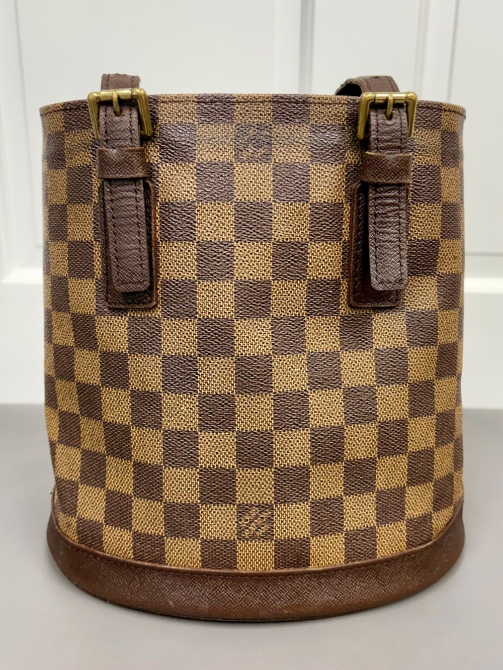 Louis Vuitton Bucket Bag Damier Ebene PM